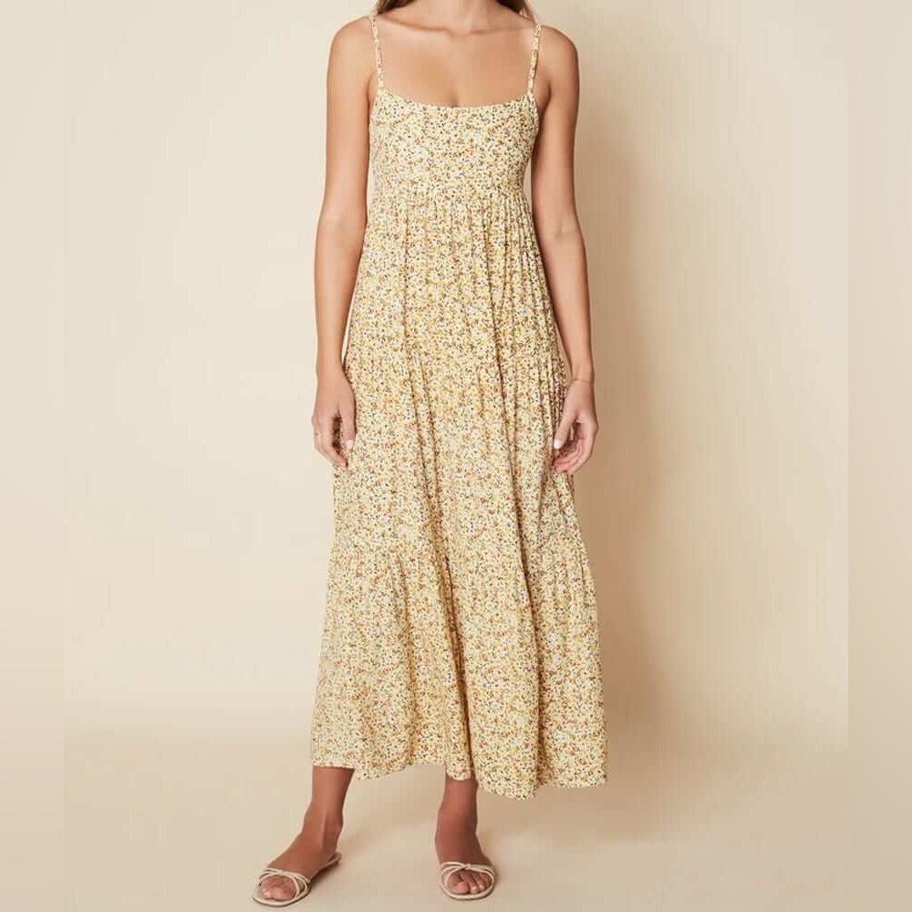 Faithfull the Brand Floral Yellow Maxi Dress - Picture 3 of 10